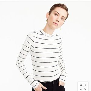 J. Crew Ribbed Mockneck Bodysuit